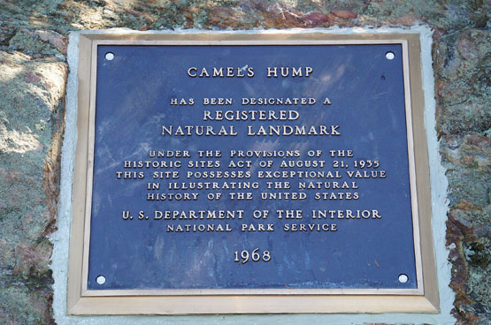 camels hump registered natural landmark 1968